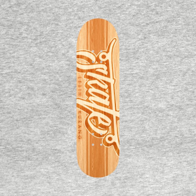 Wood Skate Deck by rolz